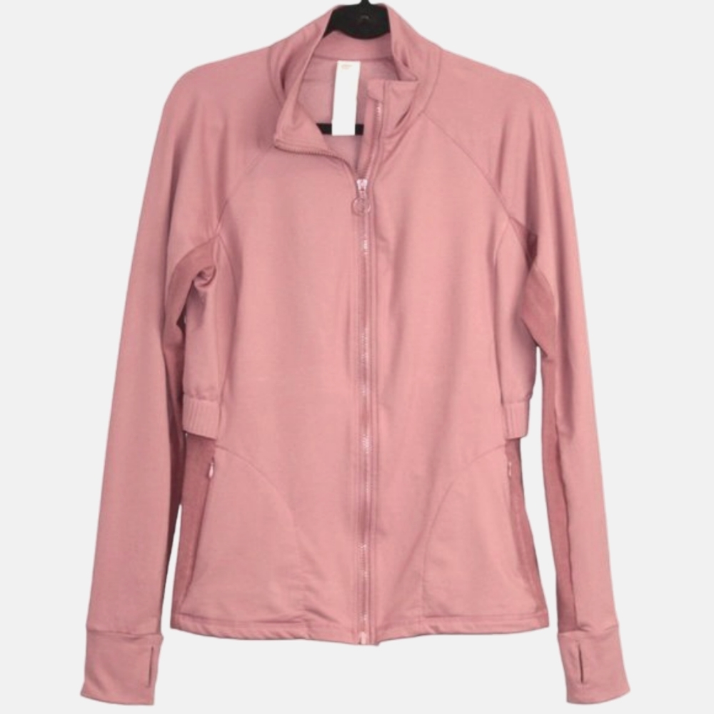 Fabletics Large Blush Pink Zip Up Athletic Jacket… - image 5